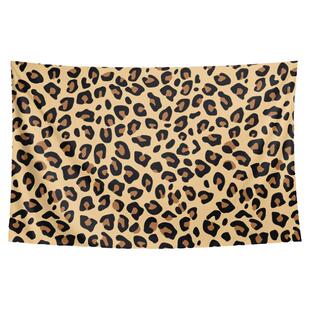 豹纹布料时装元素周边摄影拍照卧室宿舍装饰海报背景墙布挂毯挂布