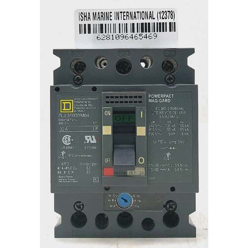 Square D GJL36030M04 Motor Circuit Protector