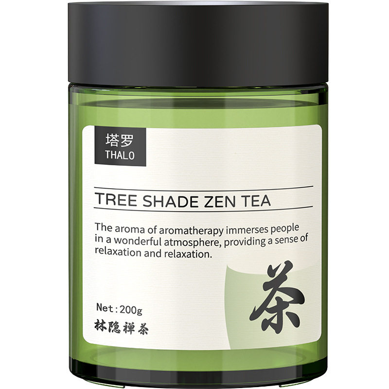 茶香味车载香薰高级感汽车香薰玻璃摆件去除异味持久留香固体香膏
