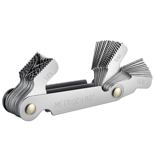 麦思德螺纹牙规公制英制美制量规扣规样板规牙矩尺螺纹测量工具