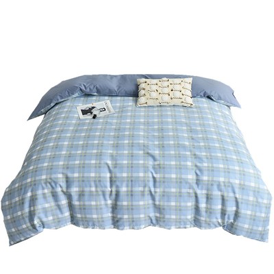 全棉斜纹被套单件纯棉