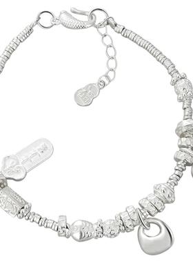 925银葫芦通勤风手链手环女轻奢高级感2025年开学生日礼物