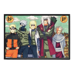 漫画拼图1000片成人二次元火影忍者卡通原创礼物减压装饰画海报