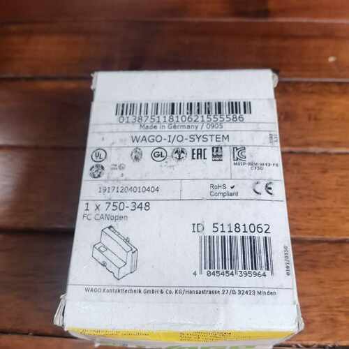 议价现货促销 全新原装WAGO 万可 750-348 成色非常漂亮 实物照片