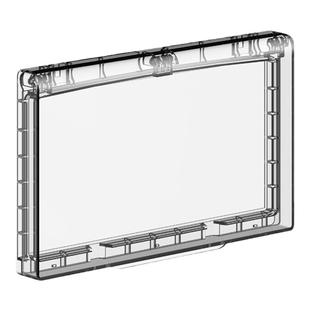 双位双联86型两位防水盒插座防水罩超薄自粘浴室卫生间开关保护盖