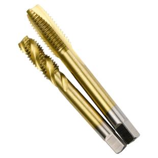 先端螺旋机用丝锥m6手用螺旋直槽m3丝攻丝锥攻牙镀钛粗牙钻头