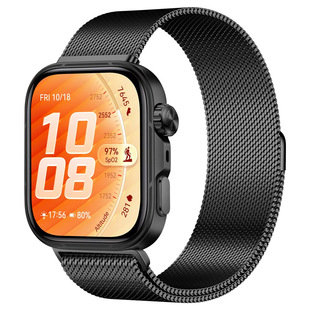 净图适用华为WATCH Fit5 Pro/Fit4/Fit4 Pro/FIT3手表米兰尼斯磁吸表带运动金属链男女生透气专用一体腕带