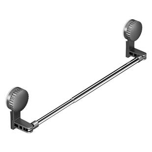 贴片毛巾架卫生间免打孔浴室伸缩毛巾杆置物架洗手间浴巾收纳挂架