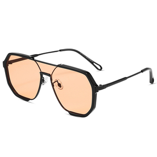 超大框太阳镜女黑框茶色墨镜男高级感痞帅大框眼镜大脸显脸小防晒