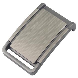 平滑扣3.8cm内穿式打孔男士皮带扣头板扣头裤腰带头上螺丝内扣4.0