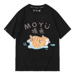 休闲宽松纯棉情侣短袖