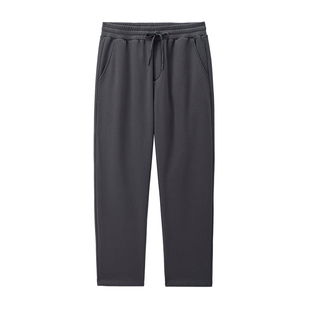 佐丹奴针织卫裤男新款保暖加绒裤子纯色抽绳松紧腰休闲裤13115194