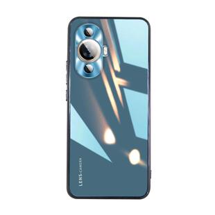 适用华为nova11手机壳nova11pro新款电镀玻璃nova12活力版镜头全包防摔ultra高级感hi保护套男女nove系列外壳