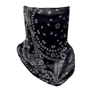 防晒面罩男女冰丝挂耳护颈围脖全脸脖套夏天遮阳骑行钓鱼面巾面纱