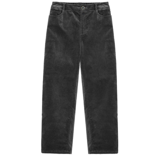 布景休闲裤女冬季新品简约松紧腰设计宽松萝卜裤灯芯绒裤子1516