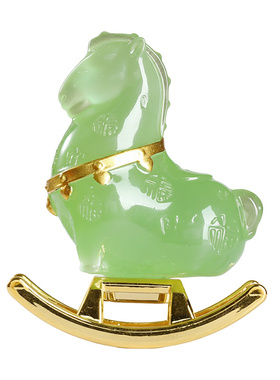 轻奢玉石马摆件家居装饰品