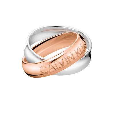 CalvinKlein双色双圈情侣对戒