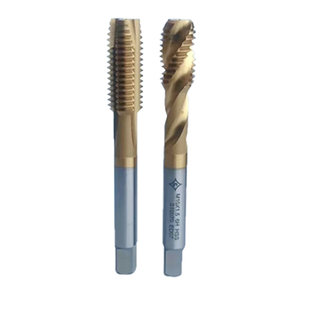 包邮克利夫兰镀钛黄色螺旋丝锥机用先端丝攻M35铝铁件专用 M4M5M6