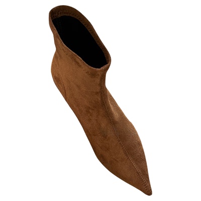 小跟尖头瘦瘦靴女2024春秋新款