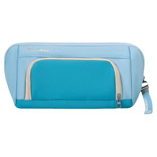 学生笔袋大容量文具袋女生糖果色高颜值初中生多隔层透明铅笔袋