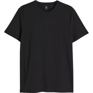 HM男装女装T恤春季凉感COOLMAX®透气运动情侣装正肩短袖0948439