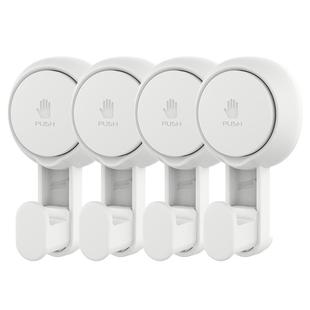 太力免打孔吸盘挂钩浴巾毛巾卫生间强力粘钩浴室壁挂厕所无痕厨房