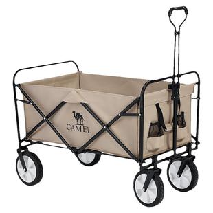 camel户外露营车便携营地车野餐摆摊可折叠后勤大容量手推车