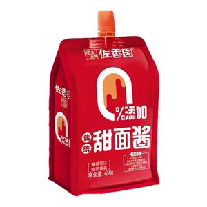 佐香园零添加甜面酱老北京炸酱面烤鸭蘸酱手抓饼炸串烤冷面酱家用