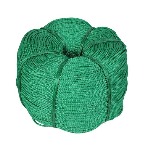 谋福25绳子尼龙绳塑料绳耐磨晾衣绳户外手工编织货车捆绑绳绿色m