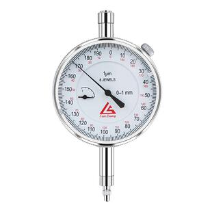 日本三量千分表0-1mm小表盘百分表一套高精度0.001千分表头高度规