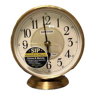 正品RHYTH日本丽声座钟金属客厅办公室卧室CRH269/268