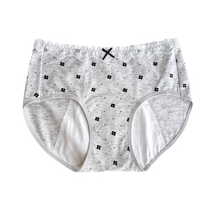 格雷系纯棉女内裤生理裤女士月经期防漏全棉加宽加长裆短裤三角裤