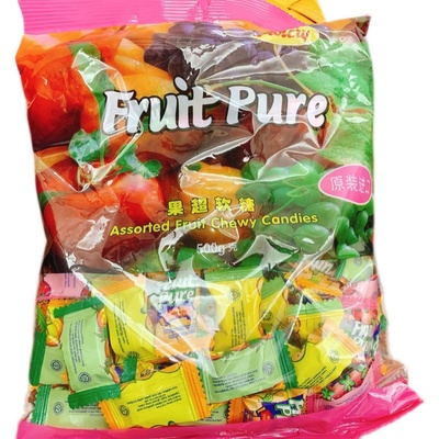 混合口味年货水果软糖小零食袋装