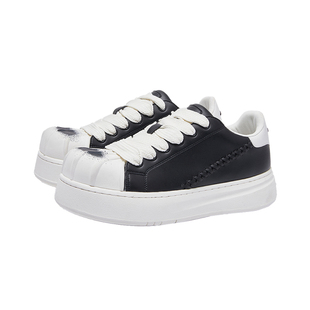 【左奇函 鹭卓 梓渝同款】LeStream80s开口笑厚底增高大头休闲鞋