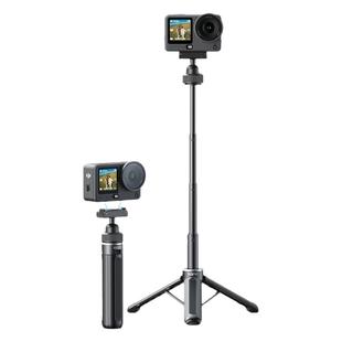 绿巨能适用大疆action6/5pro/4手持杆延长杆三脚架迷你自拍杆影石acepro磁吸快拆支架gopro运动相机配件