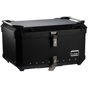 LS2摩托车后备箱铝合金尾箱边箱侧边箱特大号加厚通用改装配件