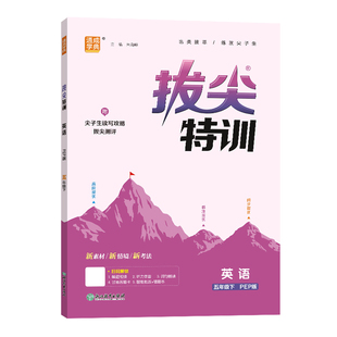 2026拔尖特训一二三年级下册四五六年级下语文数学英语人教版北师版小学课本同步训练一课一练教辅资料课时作业本练习册
