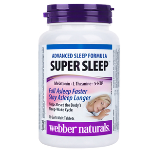 加拿大Webber Naturals褪黑素片助眠睡眠90片装进口