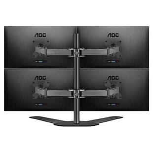 双屏显示器支架上下三四屏一拖二电脑悬臂增高升降底座多屏二合一