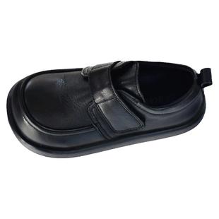 贝然真皮儿童黑色皮鞋女童单鞋2026新款春秋学院风男童乐福鞋学生
