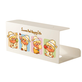 卡通厨房纸巾架创意抽纸挂架置物架卫生间镜柜下倒挂洗脸巾收纳架