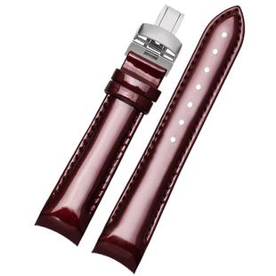 亮光手表带女 适配天梭1853手表 T035酷图库图 真皮表带T035210a