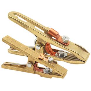 电焊地线夹接地夹全铜主体电焊机夹子焊把固定搭铁夹配件地线钳