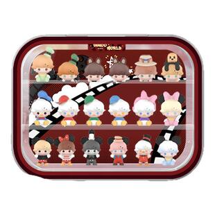 KGBOX用于泡泡玛特萌粒DIMOO WORLD 迪士尼经典公仔亚克力展示盒