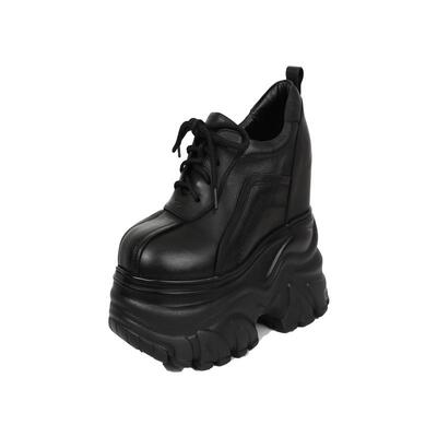 真皮单鞋夏柏姿舒适百搭超高跟