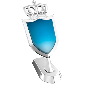 适用于丰田皇冠陆放标志改装个性车头盖立标装饰车标贴定制金属贴