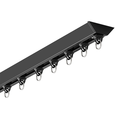 超薄窗帘轨道v型免打孔