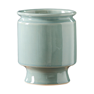 简约家用古典中式陶瓷花盆轻奢桌面客厅文心兰蝴蝶兰专用盆栽套盆