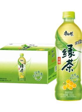 康师傅低糖绿茶500ml瓶装整箱