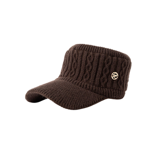 FANCET帽子女冬季毛线帽可扎马尾空顶帽冬季遮阳帽针织帽冬保暖帽